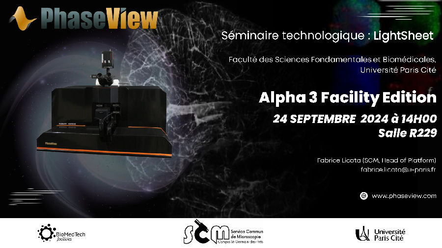 PhaseView : Alpha3 Light-Sheet Microscope