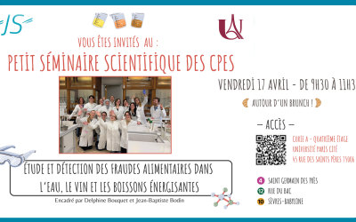 Séminaire scientifique !